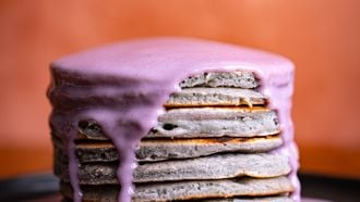 Halloween ube pannenkoekjes
