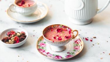Kashmiri chai | noon chai | roze chai | valentijnsdrankje