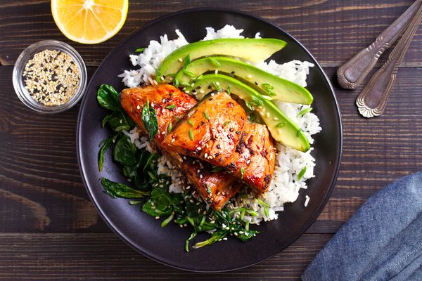 zalm teriyaki