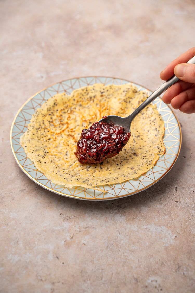 Citroen maanzaadcrêpes