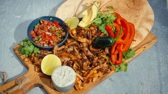 Fafjita recept uit de airfryer met oesterzwam