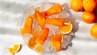 Aperol spritz ijsjes