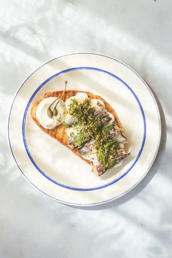 Sardines op toast