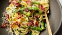 Pasta met groene asperges