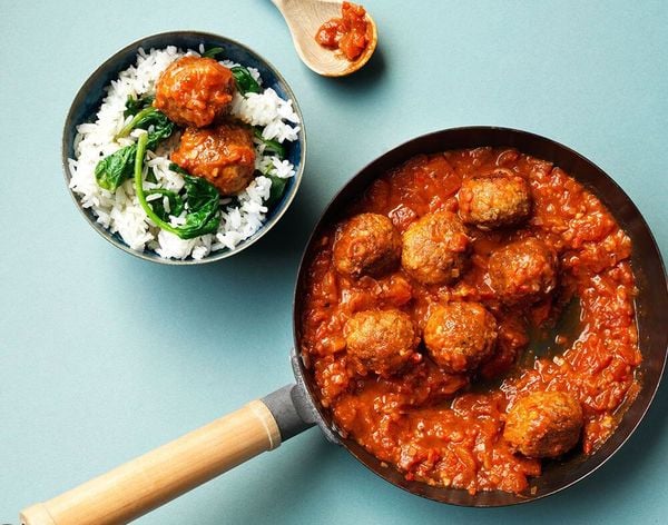 Afbeelding van Spaanse gehaktballetjes in tomatensaus