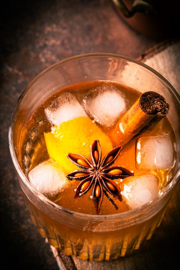 Spiced old fashioned