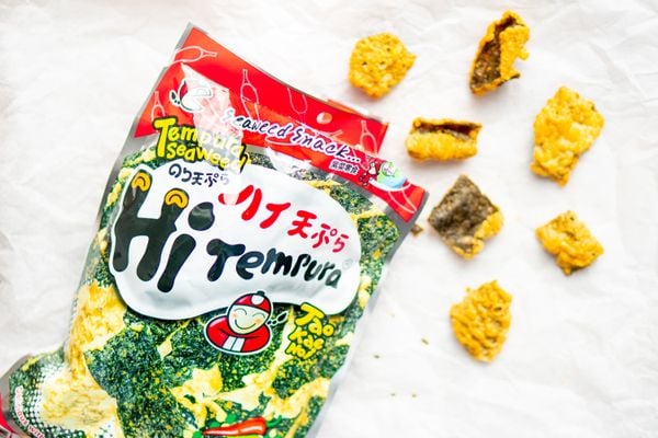 Nori tempura snack