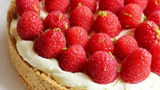 Frambozen cheesecake