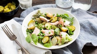 aardappelsalade / gerechten met yoghurt