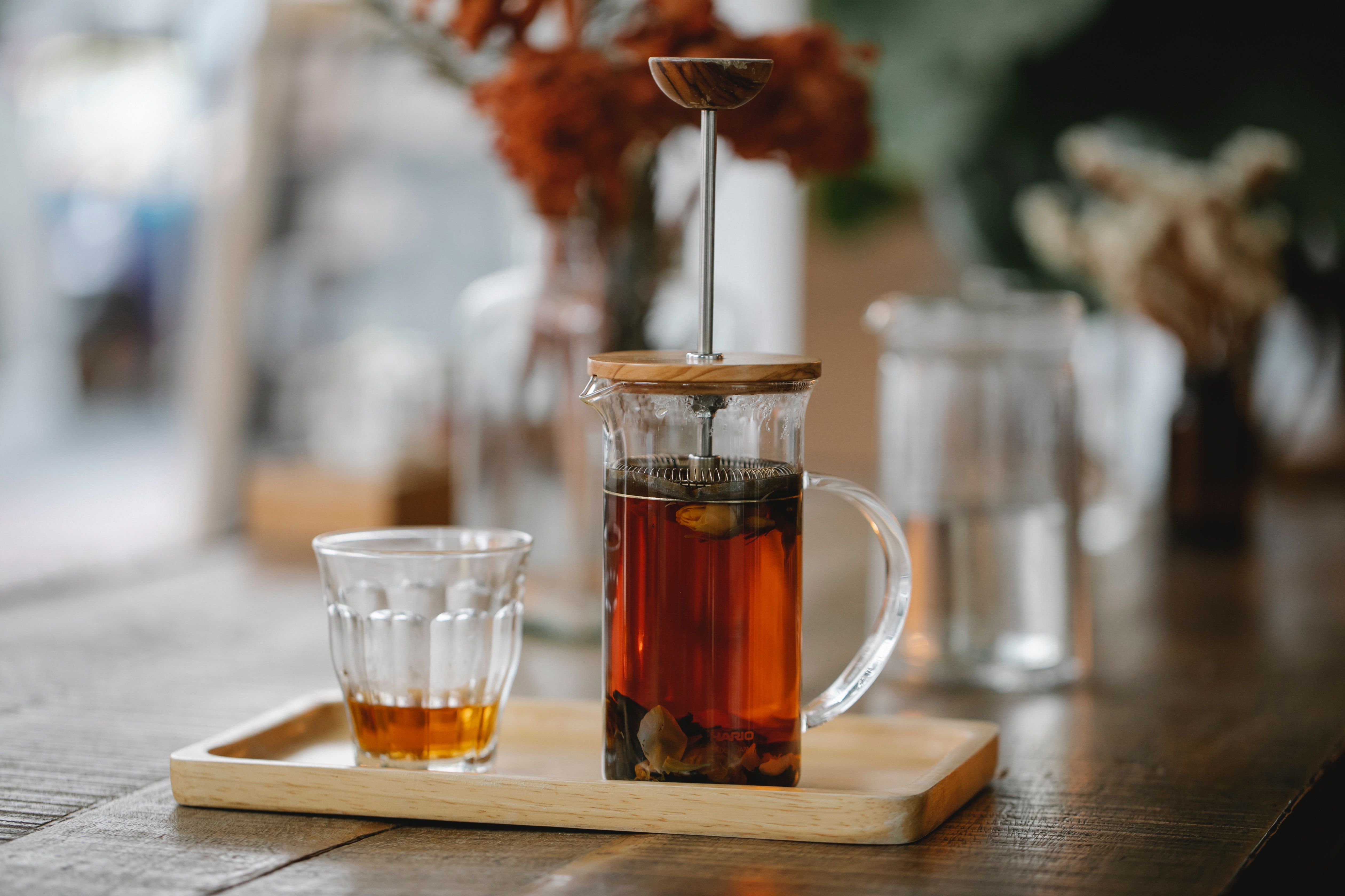 Oliver's Kitchen ® French press cafetière van 1 liter - Speciaal ontworpen voor koffieliefhebbers - Geniet thuis van pure, authentieke koffie - Stijlvol ontwerp met stevig, hittebestendig glas