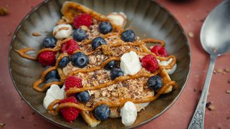 bananensplit yoghurt bowl