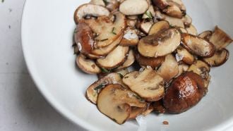 Herfsthapje van champignons