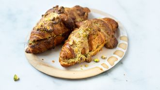 Pistachecroissants maken recept