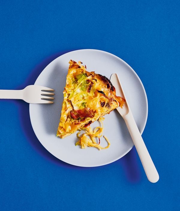 Pasta Frittata from Eating with Miffy