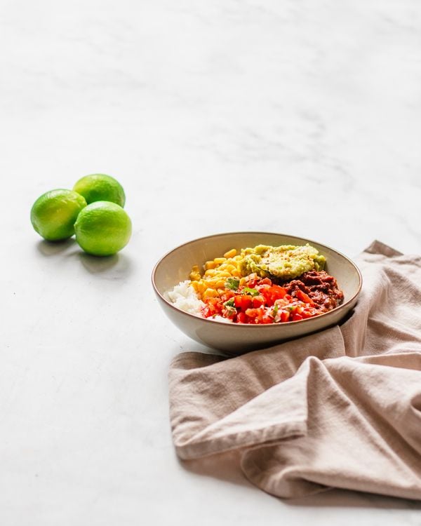Taco bowl met gehakt