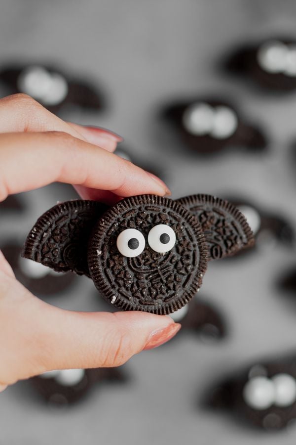 Oreo vleermuizen voor Halloween | Halloween koekjes