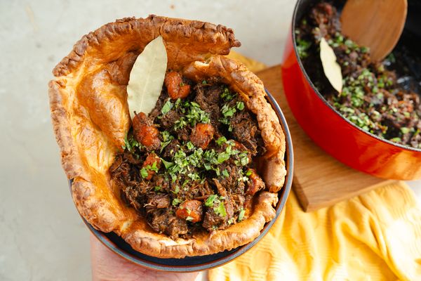 Brits stoofvlees recept met yorkshire pudding