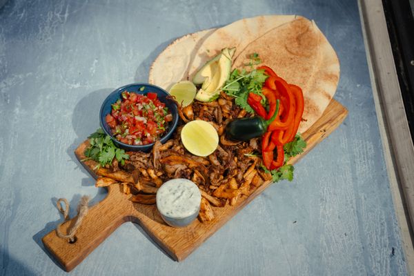 Fafjita recept uit de airfryer met oesterzwam