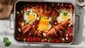 Croissantshakshuka uit de oven | shakshukakruidenmix