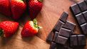 Dubai aardbeien met chocolade