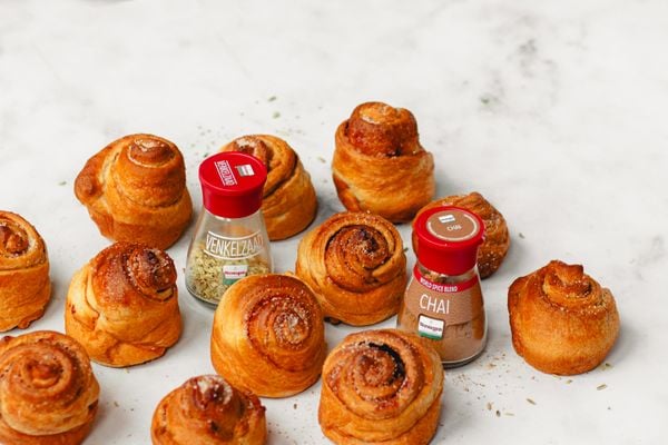 Chai cruffins met croissantdeeg