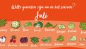 Seizoensgroenten juli