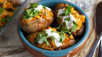 gepofte aardappel / hartige gerechten met yoghurt