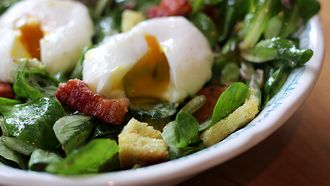 Salade aux lardons