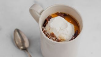 Sticky toffee mugcake