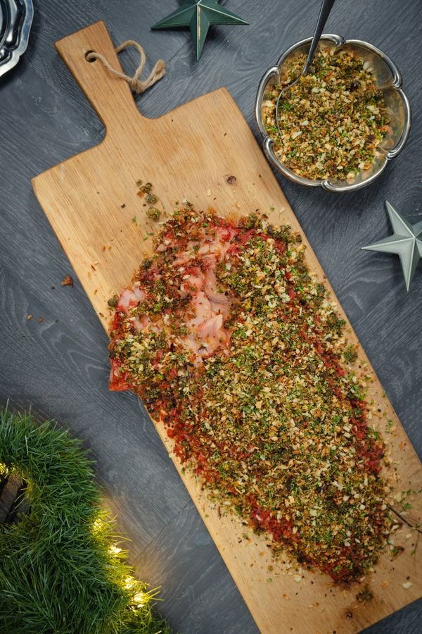 Hele zalmzijde voor Kerst