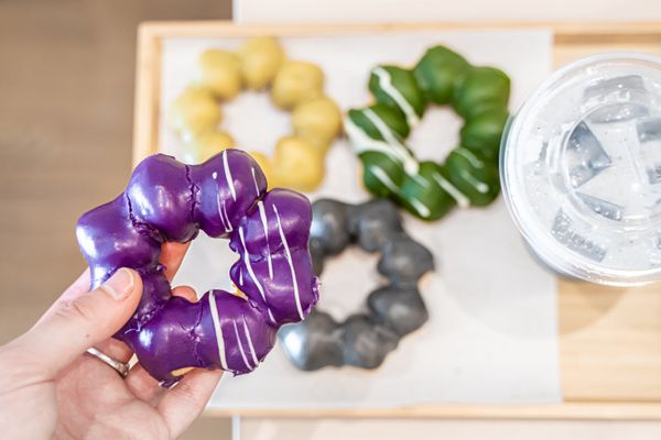 Mochi donuts bij Nobu