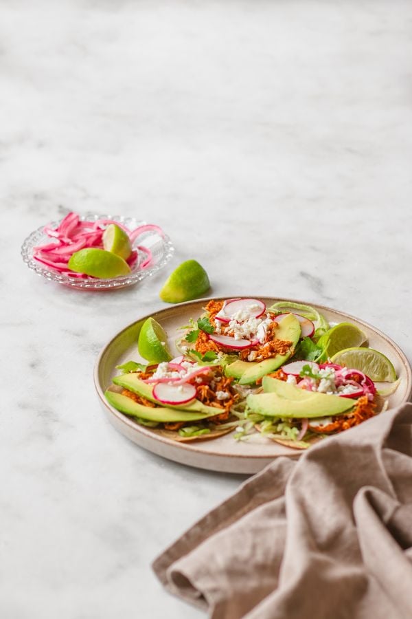 Tinga de pollo kiptaco's