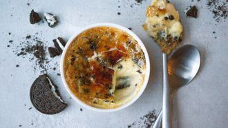 Oreo crème brûlée