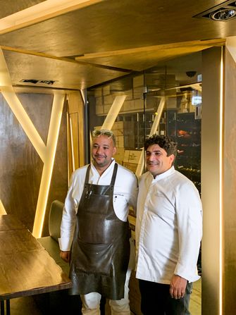 Chef's Diner Buitenlandsche Zakenmet Francois Geurds en Mauro Colagreco