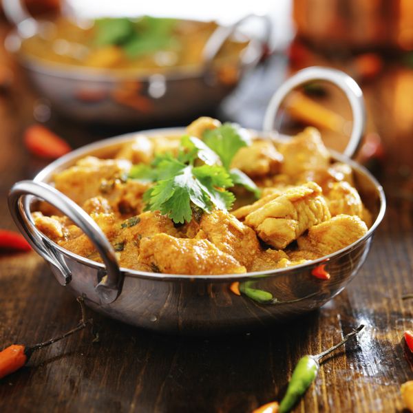 Indiase kip curry Madras