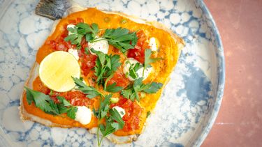 Dorade met piri piri-saus