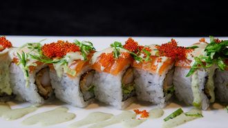 Tobiko viseitjes op je sushi