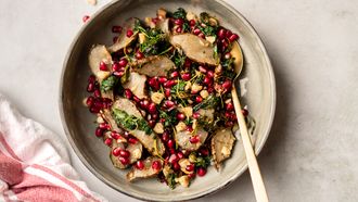 Winterse salade met aardpeer