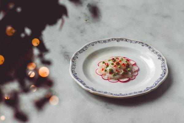Coquilles carpaccio hack