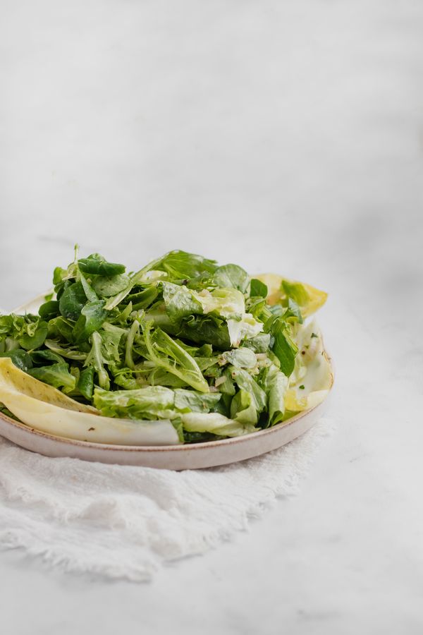 Frisse groene salade bijgerecht | insalata verde