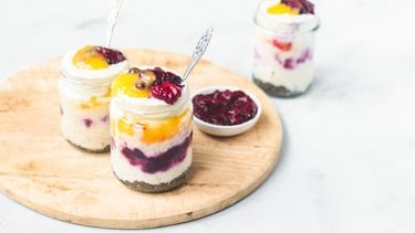 Lemon curd overnight oats | overnight oats met lemon curd