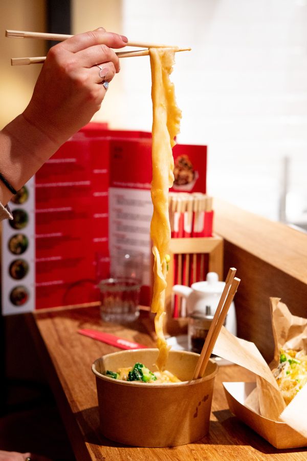 Hand pulled noodles at China Supreme