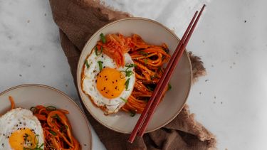 Kimchi noodles