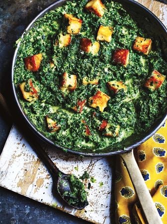 Saag Paneer Vegetarische Indiase Curry Met Kaas En Spinazie Culy Nl