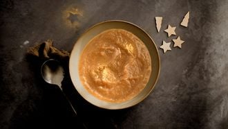 Kerstappelmoes met kerstkruiden en glitter / appelmoes recept