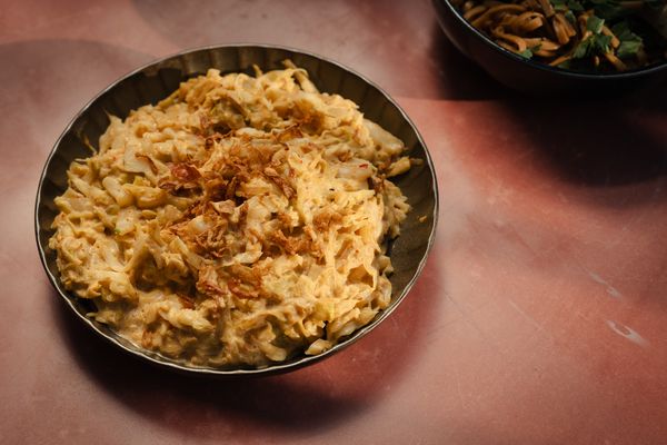vegan rendang van spitskool