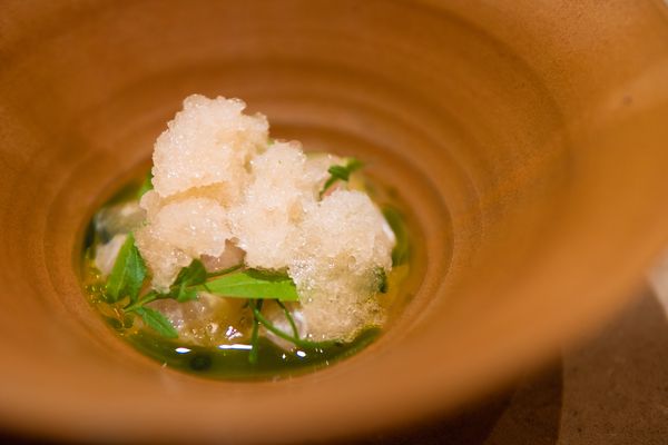 Kingfish bij restaurant Hemel & Aarde in Utrecht