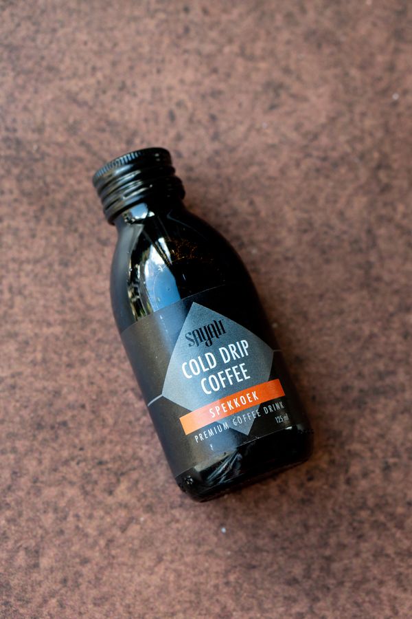 Cold drip coffee ijskoffie met spekkoeksmaak