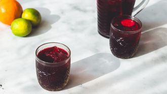 Zobo / Hibiscusthee / hibiscusdrank / ananasschillen gebruiken no waste