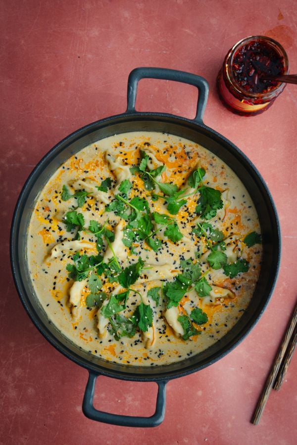 thaise curry dumpling